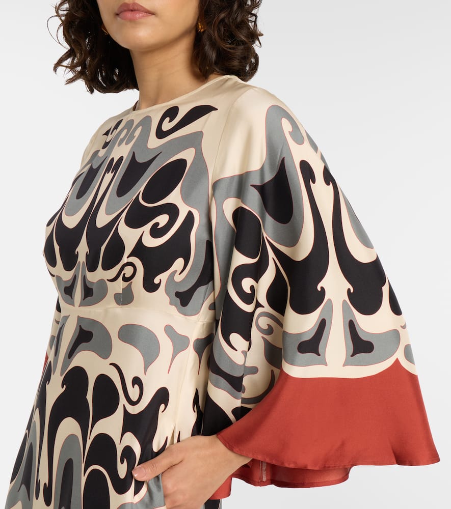 Phoenix Placée silk twill maxi dress