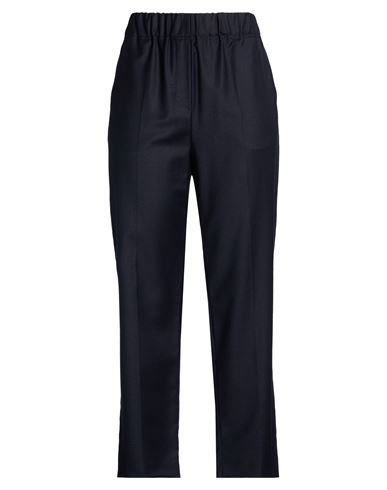 Woman Pants Midnight blue Size 10 Virgin Wool, Elastane