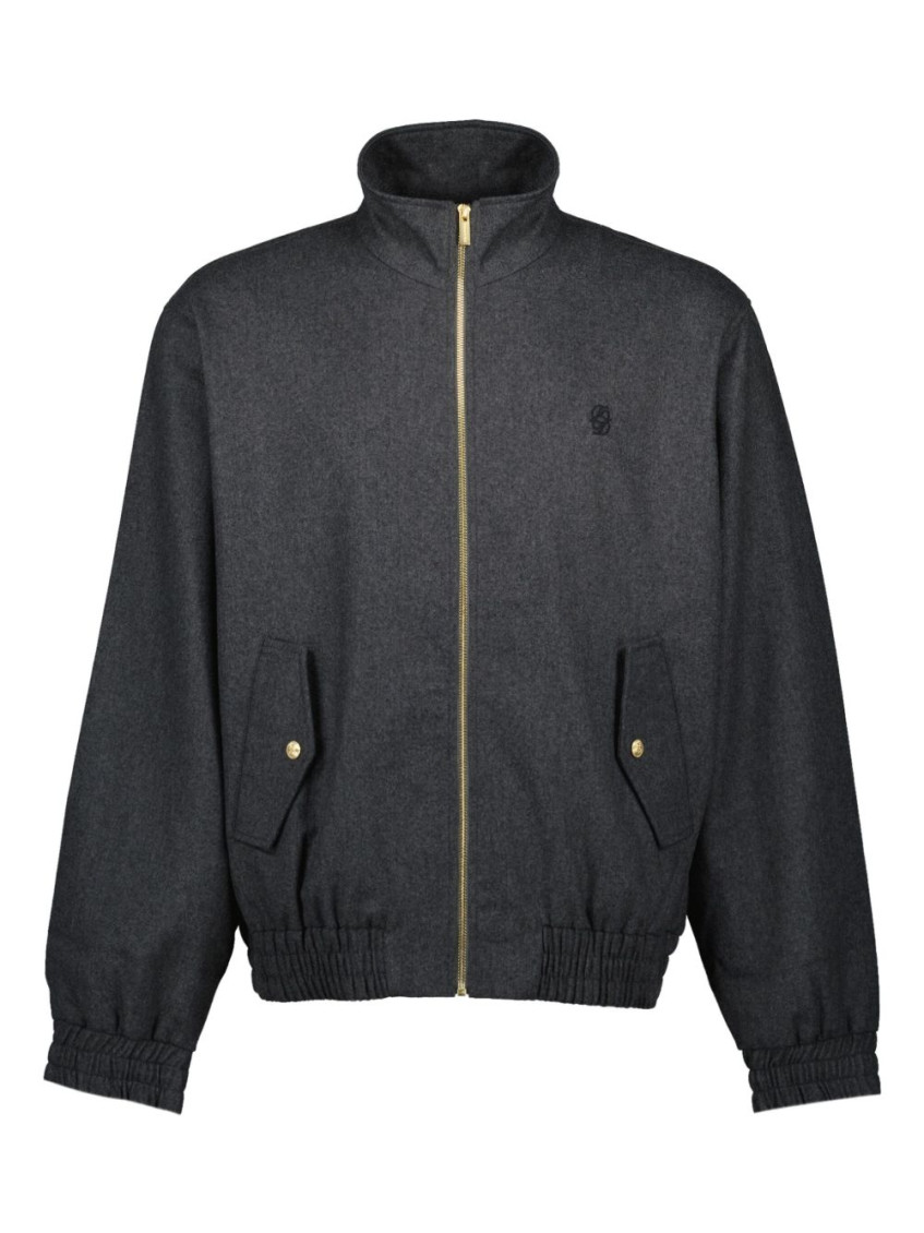 Drôle De Monsieur cotton-blend jacket - Grey