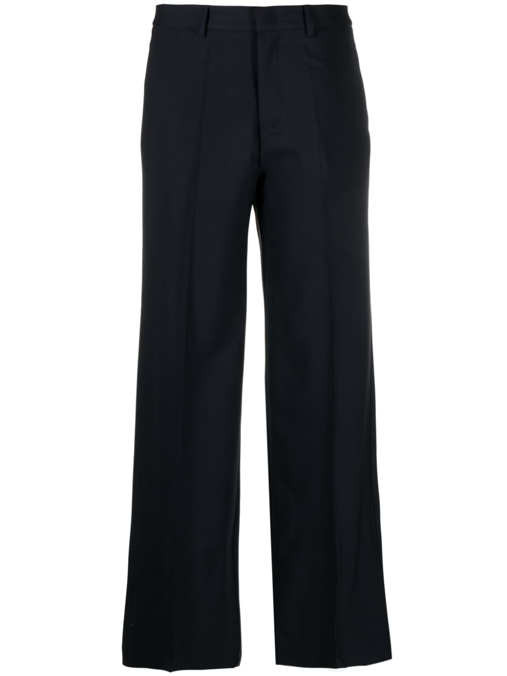 High-waist wide-leg trousers - Blue