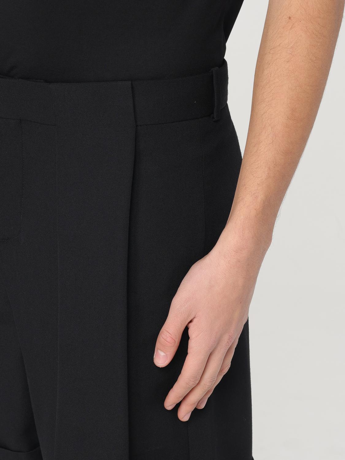 Wool bermuda shorts - Black