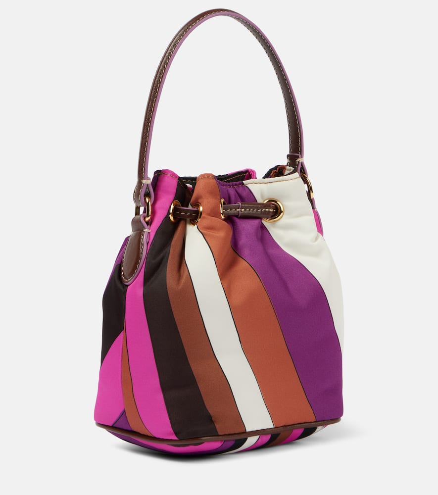 Pucci Yummy Iride canvas bucket bag