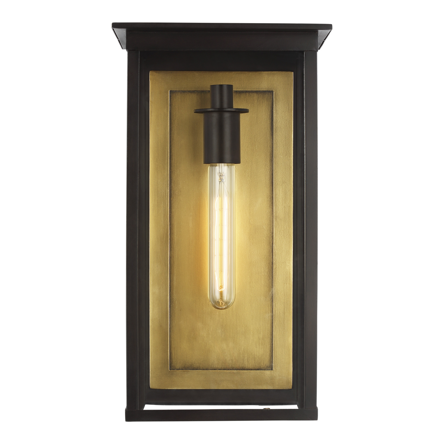Visual Comfort Studio Freeport Outdoor Wall Light in Heritage Copper by Chapman & Myer