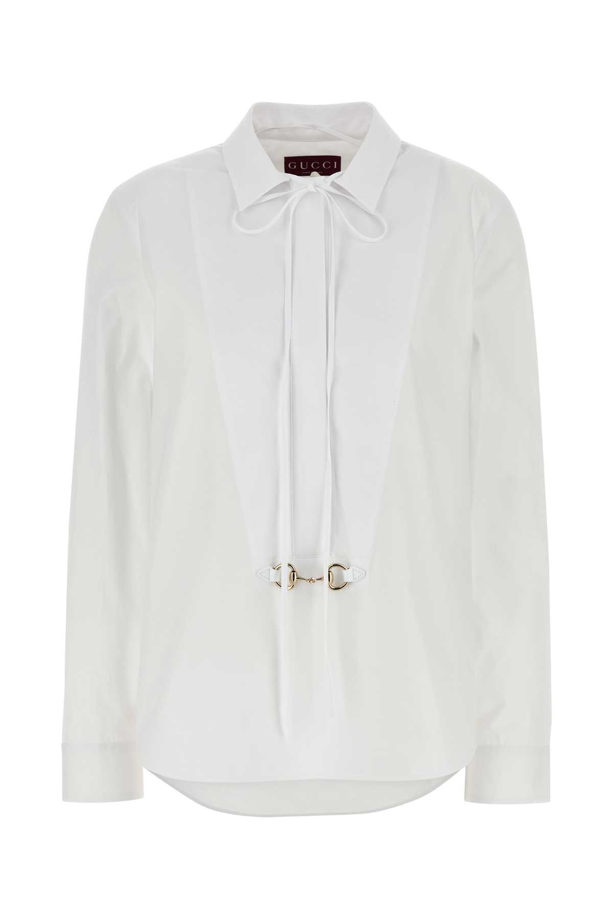 White Poplin Shirt