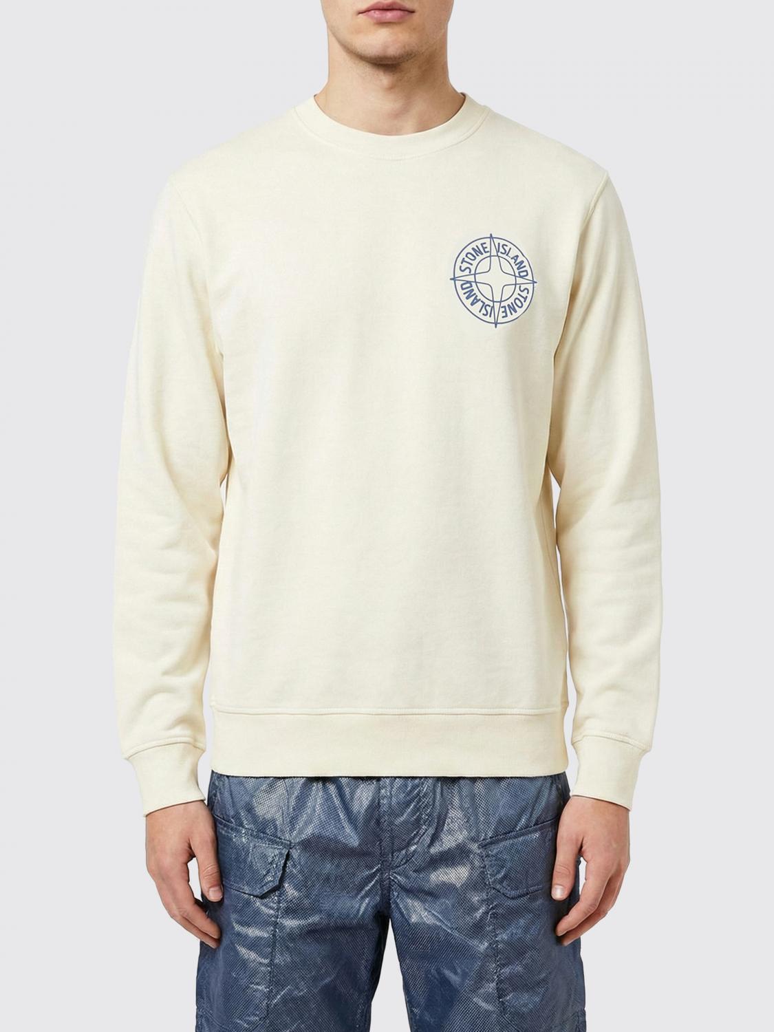 Sweatshirt Men color Ivory