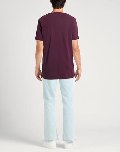 Man Polo shirt Plum Size M Cotton