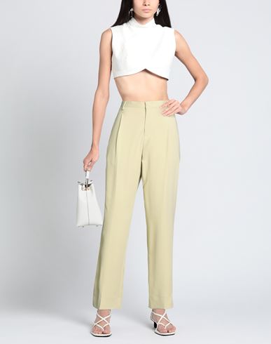 Woman Pants Sage green Size 2 Viscose, Elastane