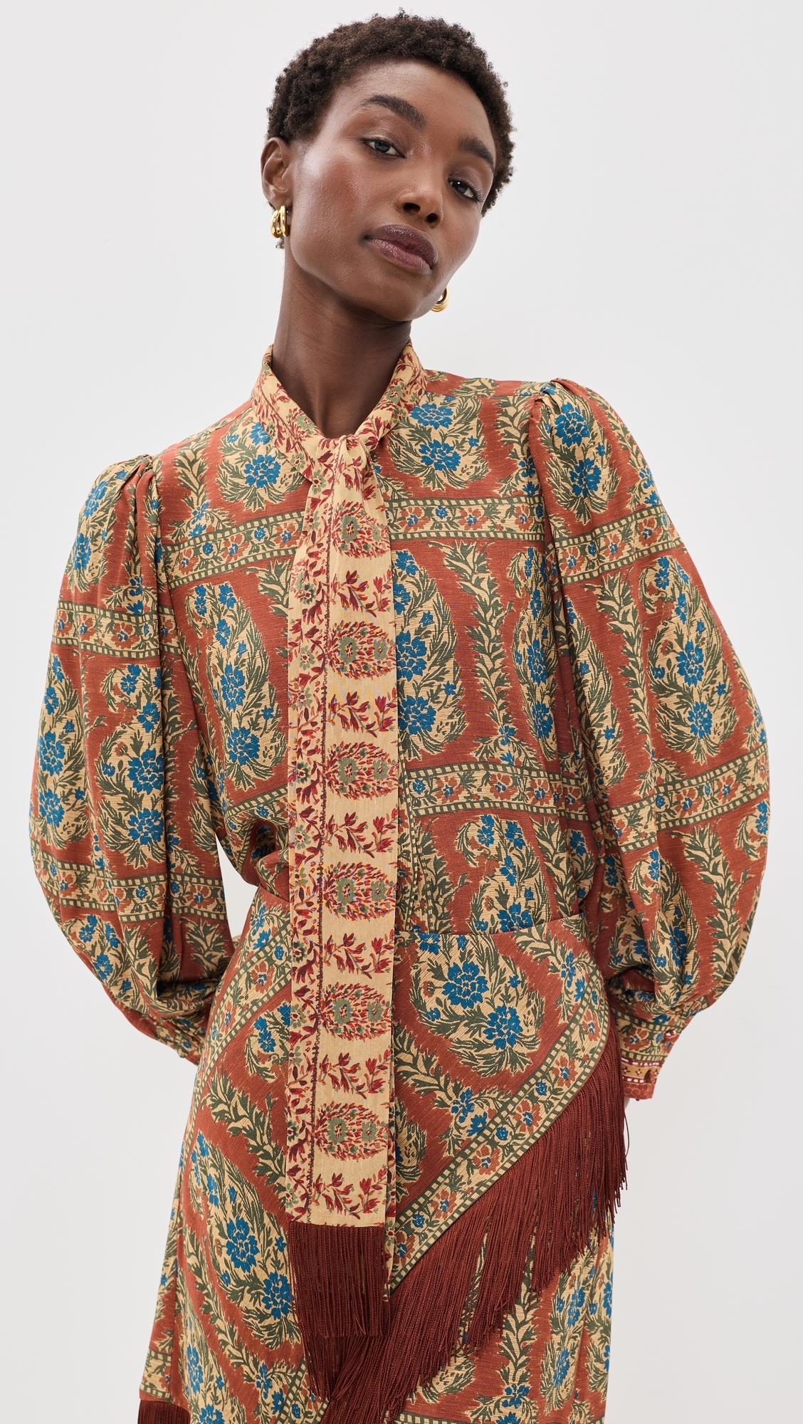 Karis Blouse Amber Glen Brown