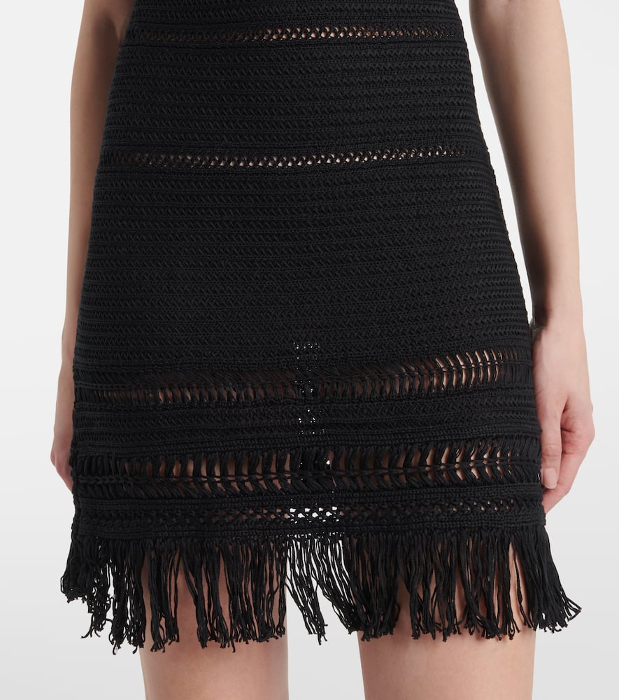 Araliage macramé cotton minidress