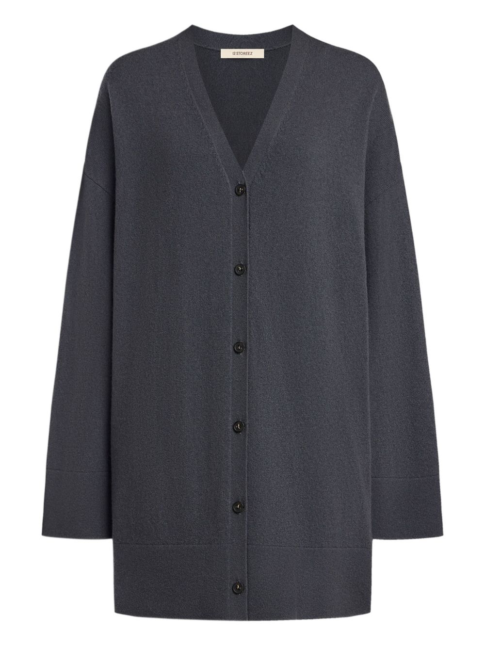Button-front cardigan - Grey