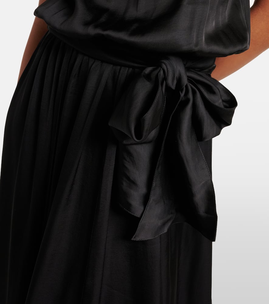 Poupette St Barth Nina satin gown