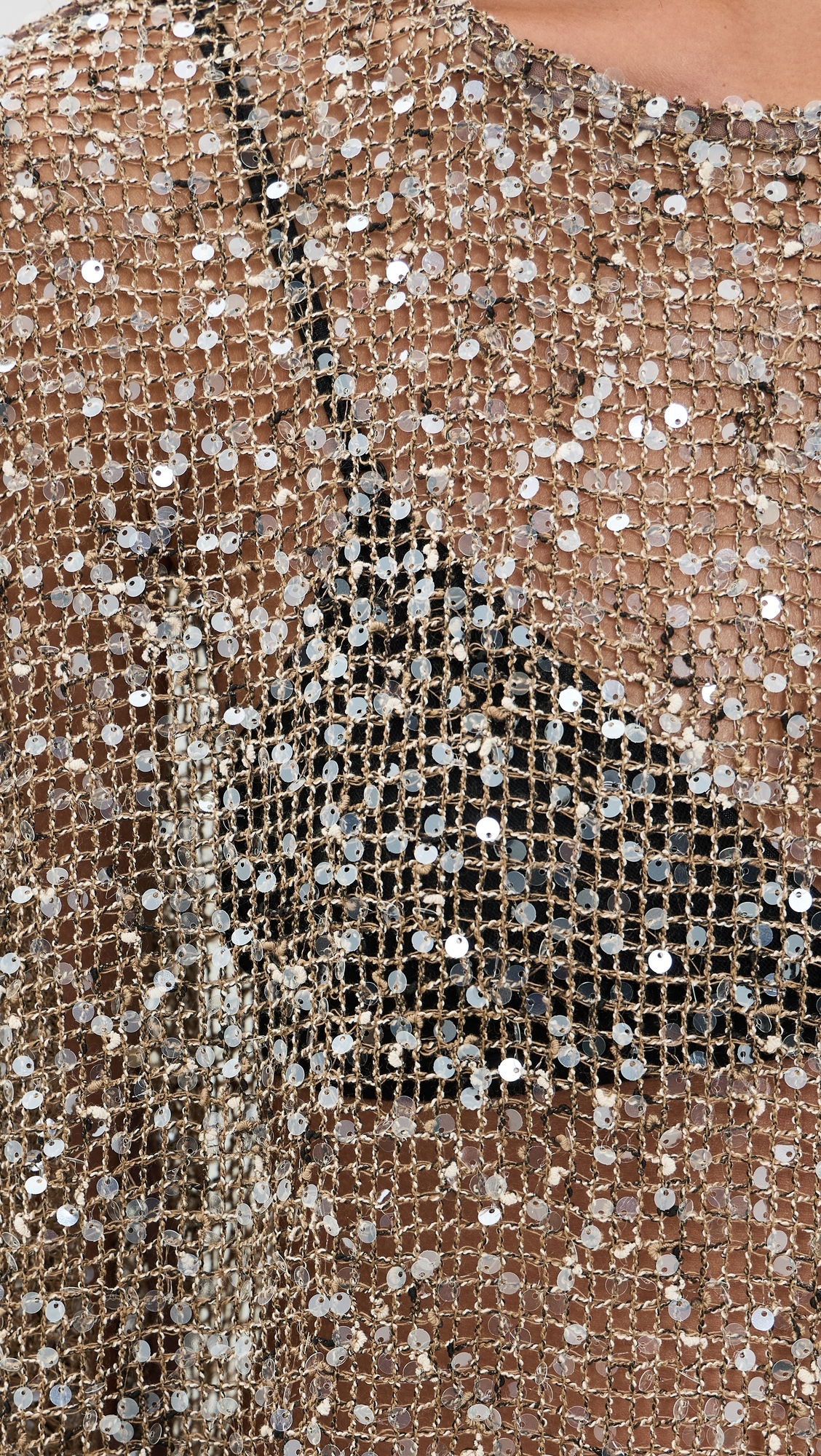 Ivette Sequin Dress Mocha