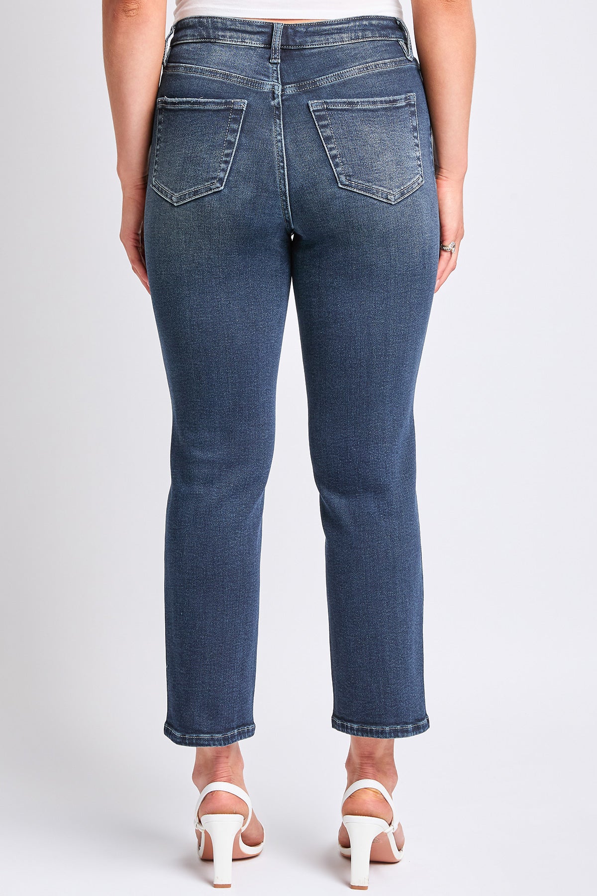 Women's Luxe High Rise Vintage Stretch Straight Jeans