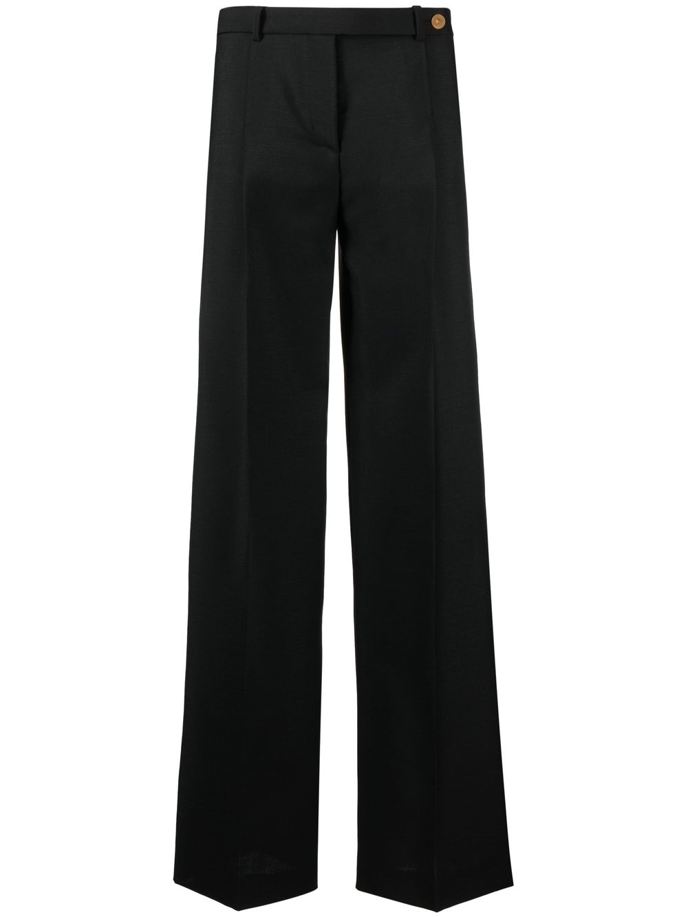 Tailored wide-leg trousers - Black