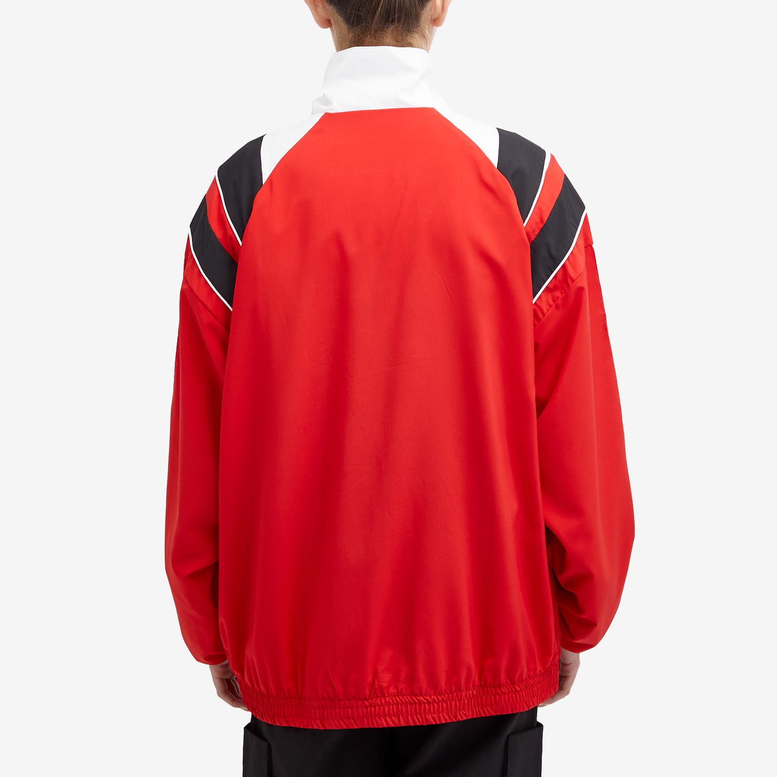Women's Rasant Oversized Zip Off Track Top in Collegiate Red