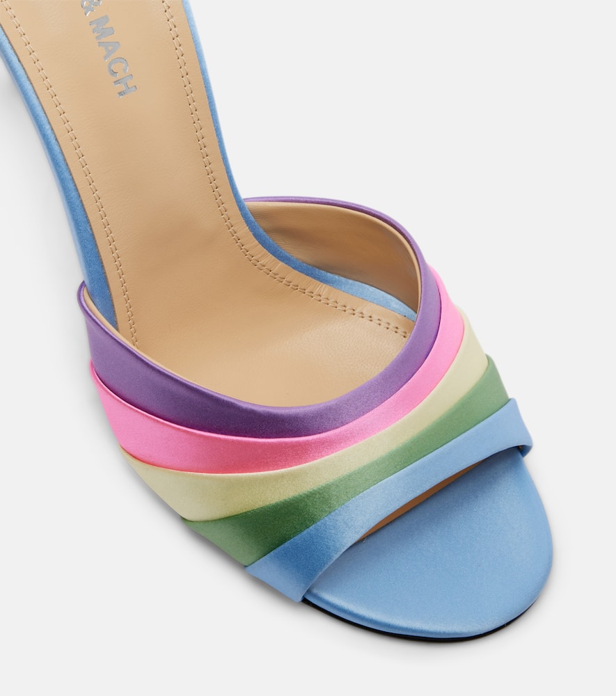 Gradient 95 satin mules