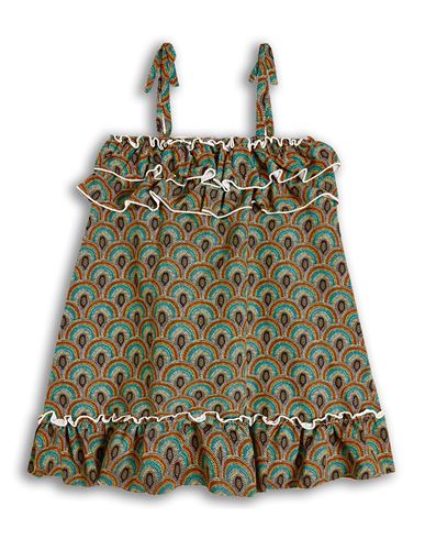 Kid Girl Kids' dress Military green Size 10 Polyester