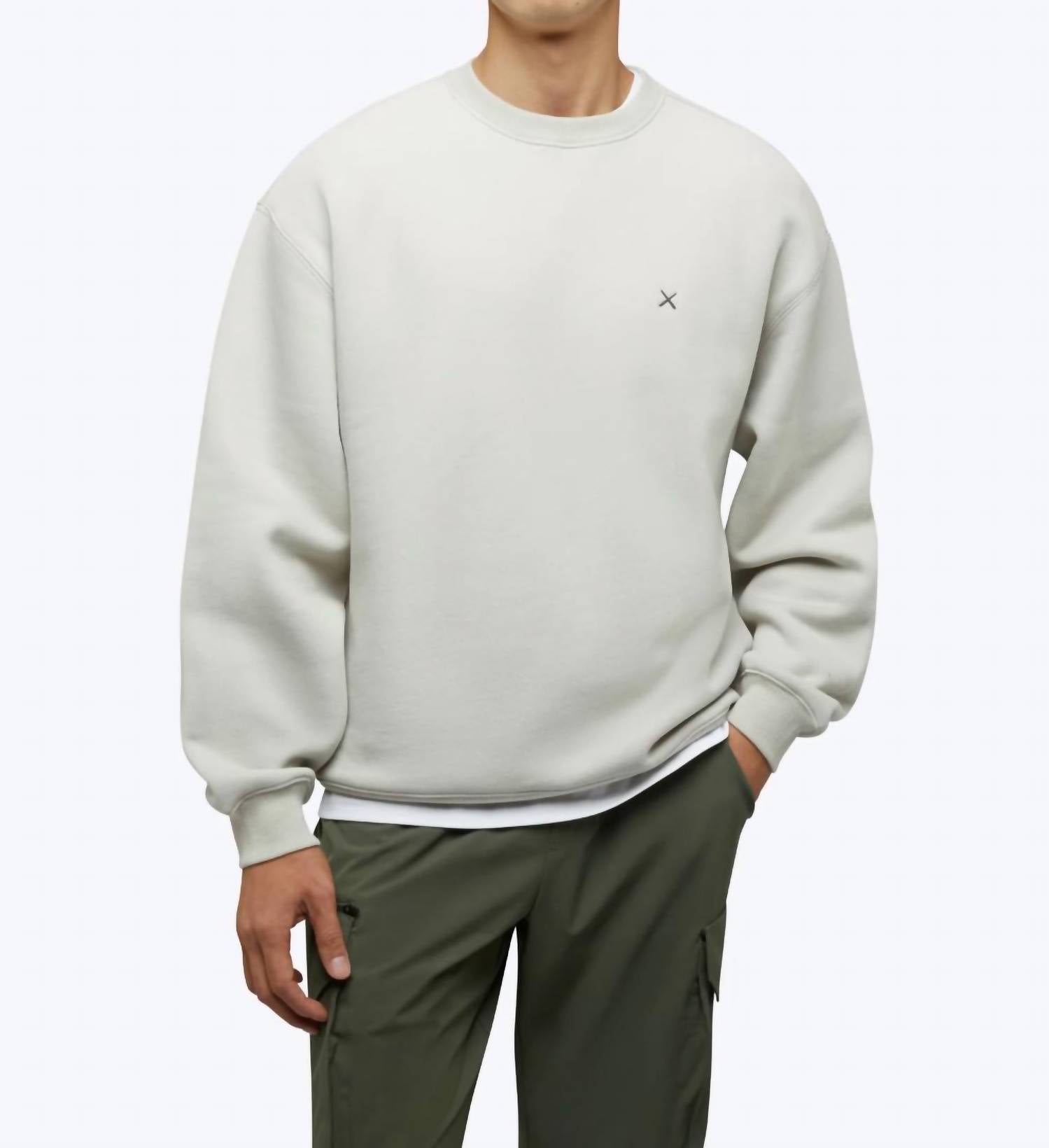 Divine Fleece Pullover In Parchment