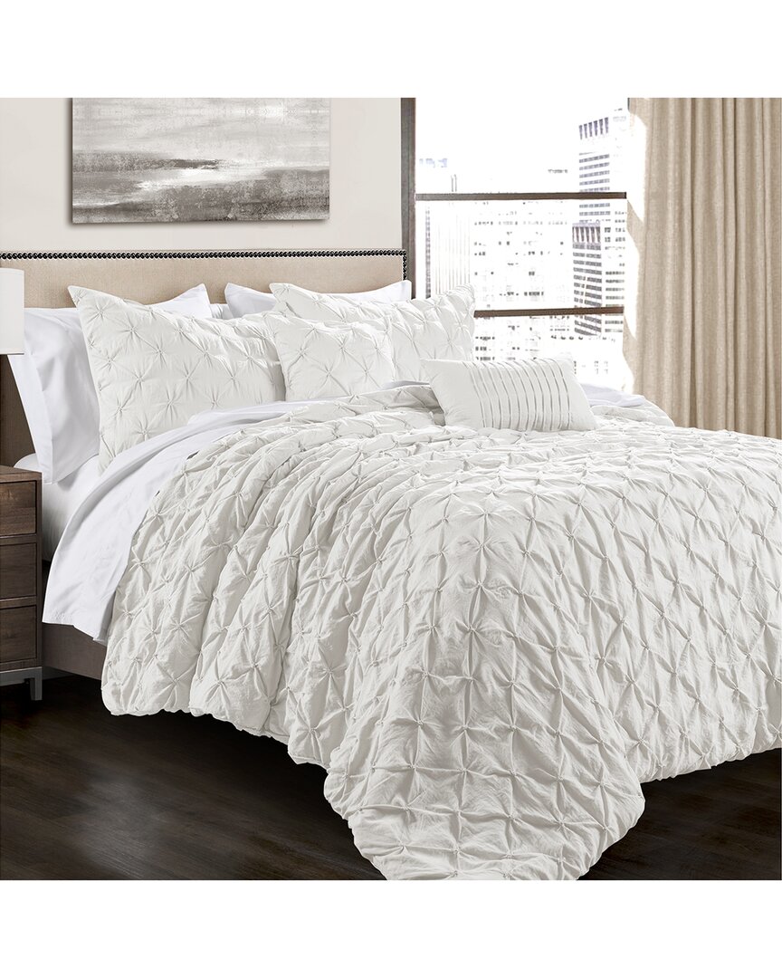 Lush Decor Fashion Ravello Pintuck Comforter