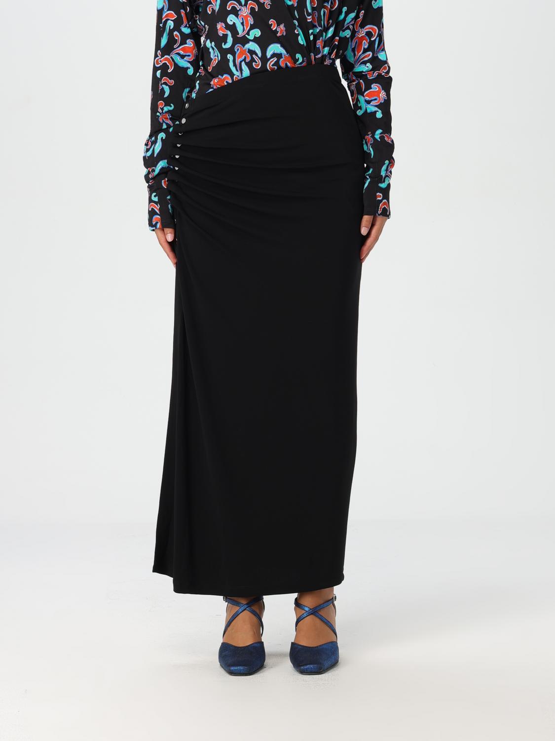 Skirt Woman color Black