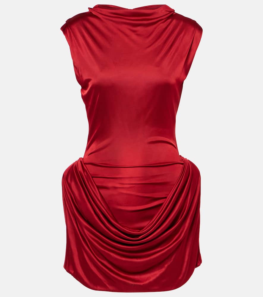 Draped minidress