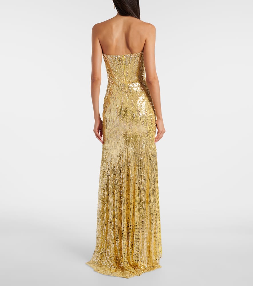 Sarai sequined corset gown