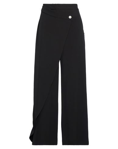 Collection Privēe? Woman Pants Black Size 6 Polyester, Elastane