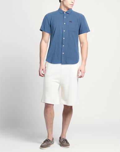 Man Shirt Blue Size M Cotton