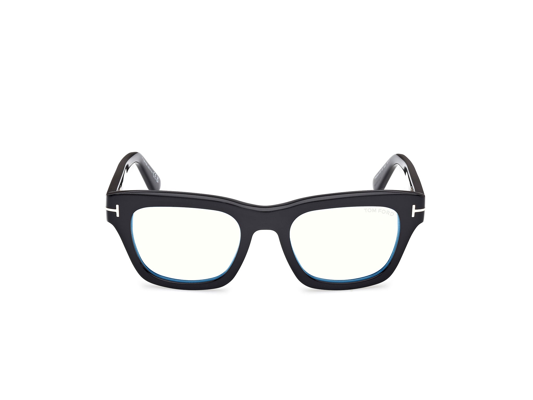 TOM FORD Unisex TOM FORD FT6036-B 001 Optical frames Acetate Black Squared Norma