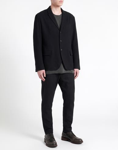 Man Blazer Black Size 40 Virgin Wool, Elastane