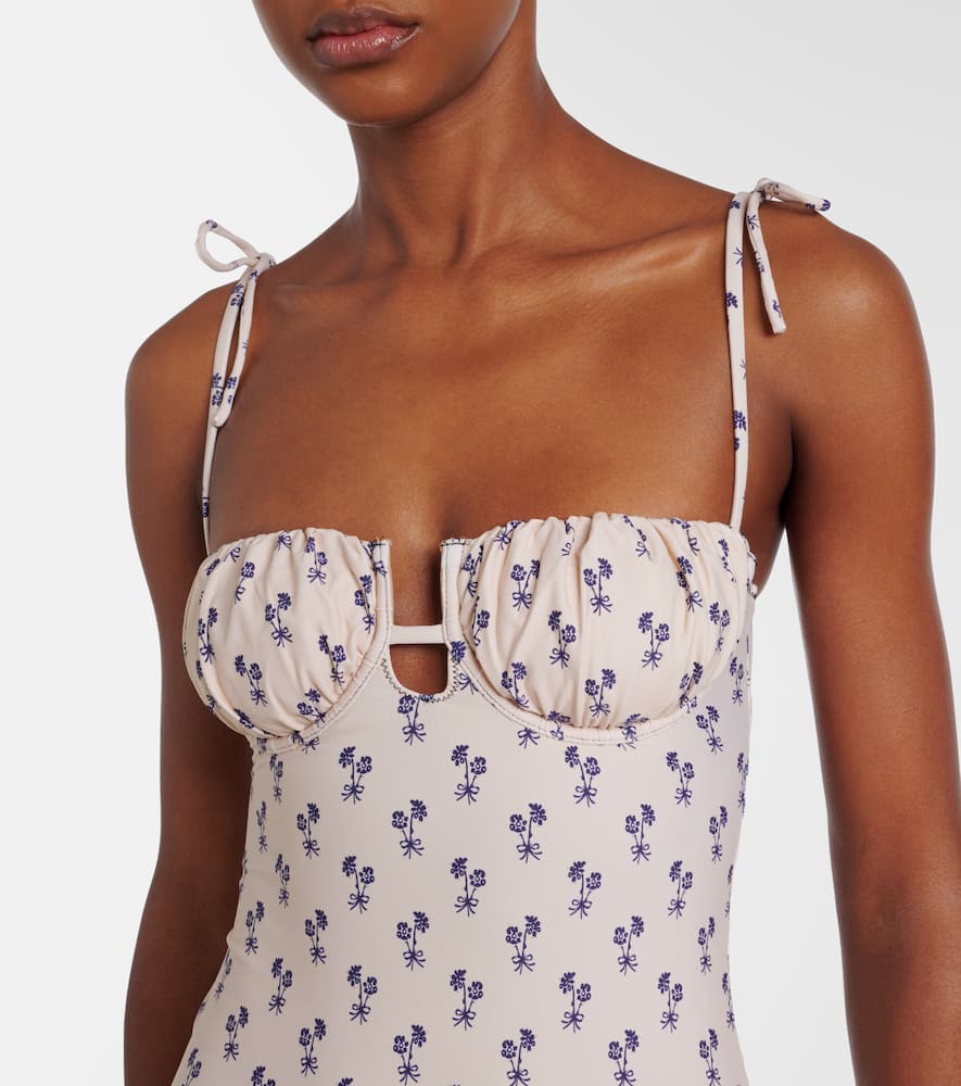 Cynthia floral midi dress