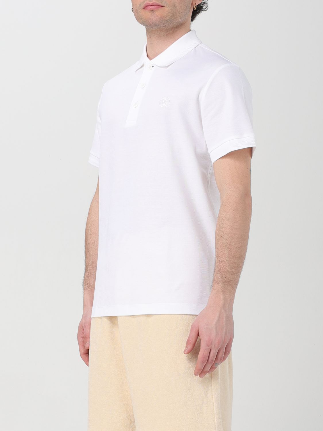 Polo Shirt Men color White