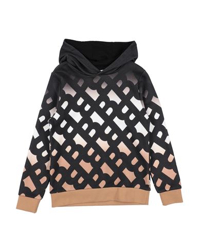 Boss Kid Boy Sweatshirt Black Size 16 Cotton, Polyester