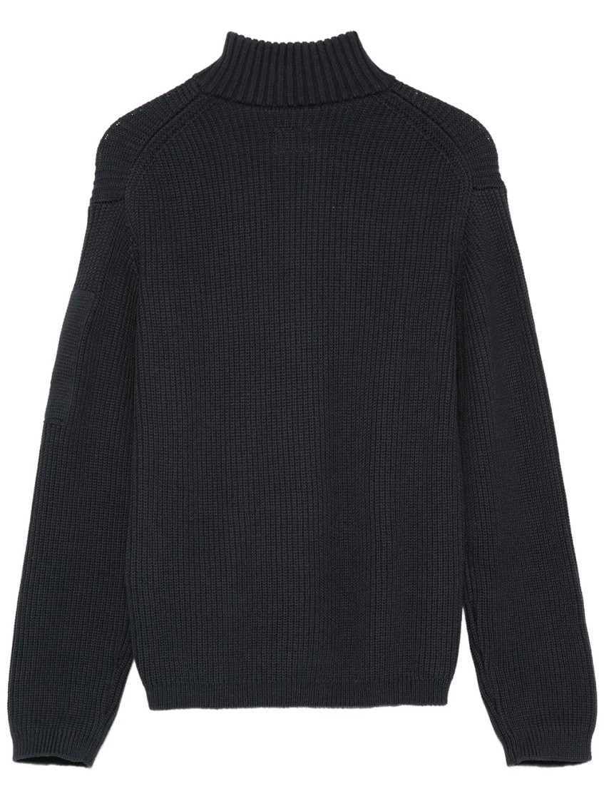 Boys Navy Knitted Sweater