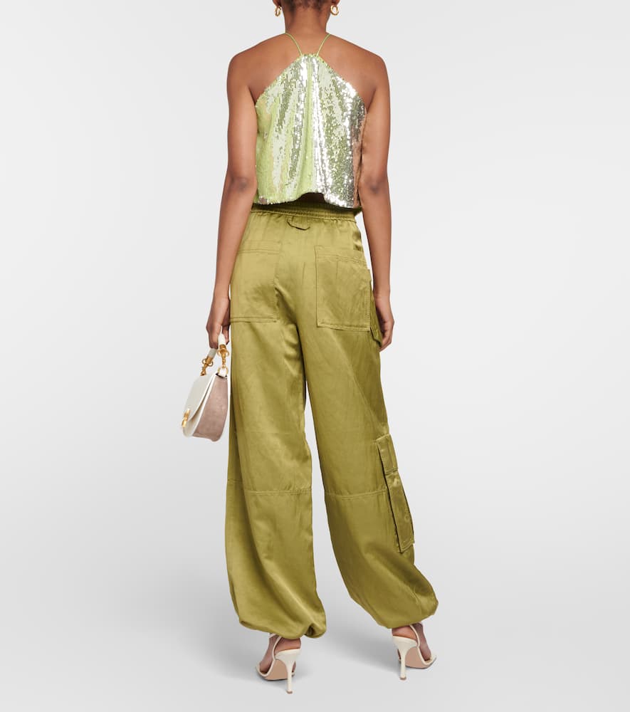 Slouchy Coolness hemp-blend cargo pants