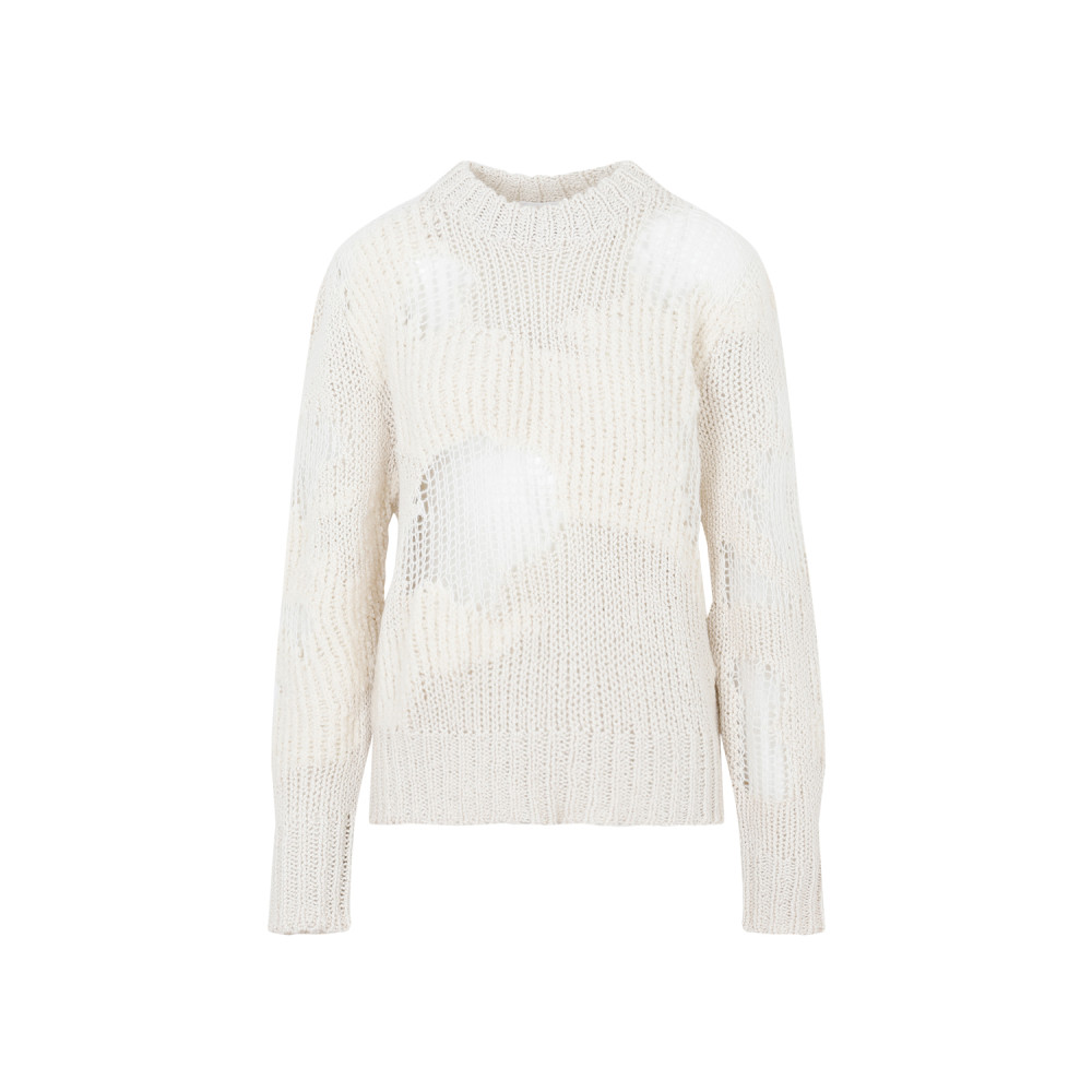 Off-White Silk Sweater