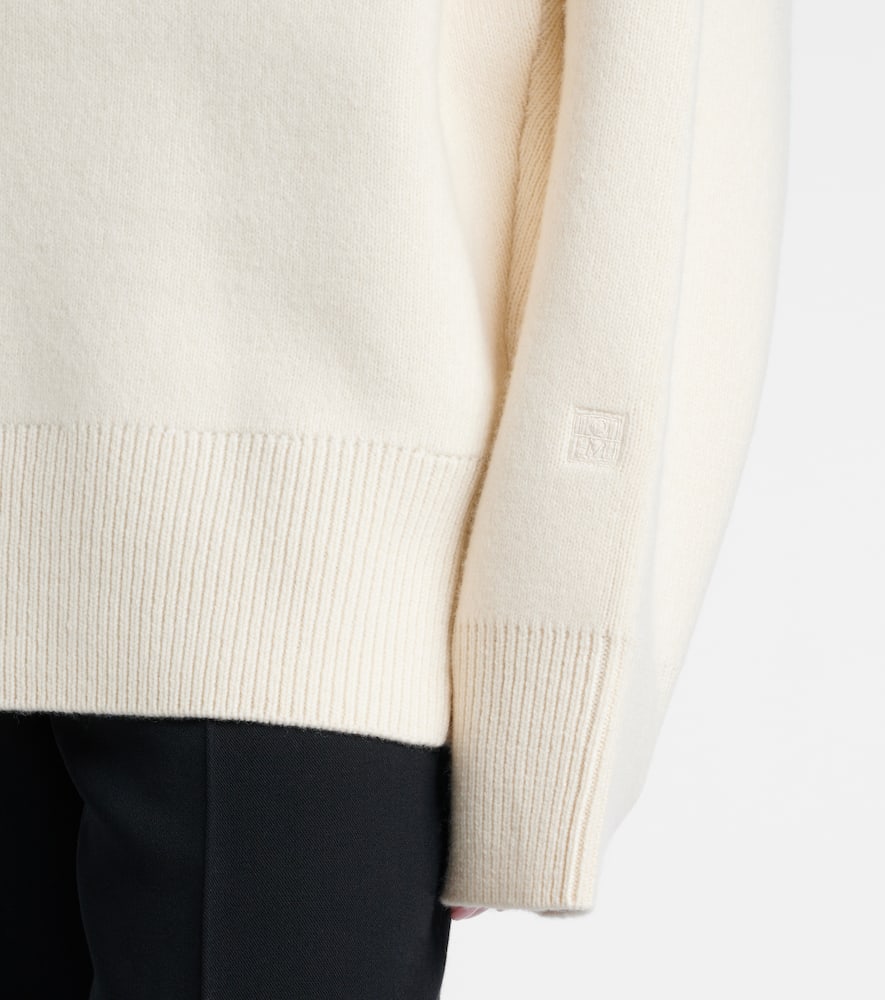 Wool and cashmere-blend turtleneck sweater