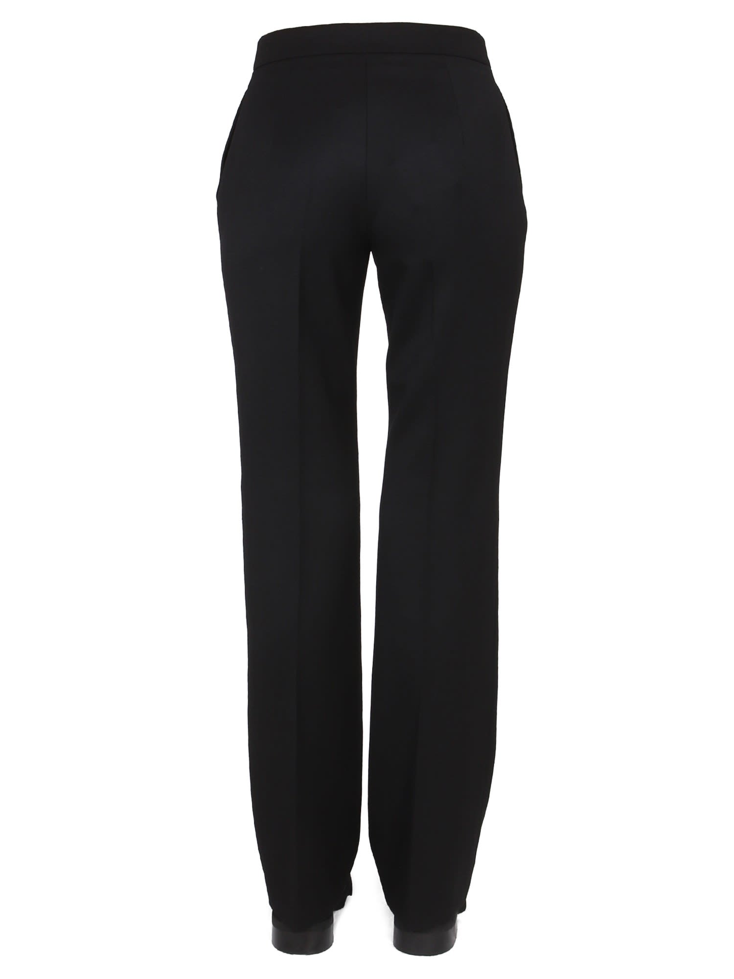 Wool Grain De Poudre Pants