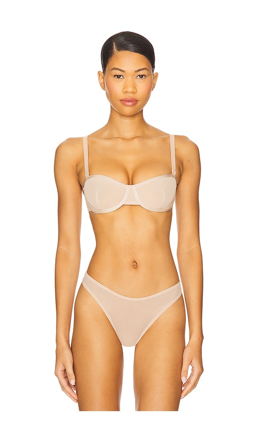 CUUP Balconette Mesh Bra in Nude. -  36D also in 32A, 32B, 32C, 32D, 34A, 34B, 34C, 34D, 36A, 36B, 36C