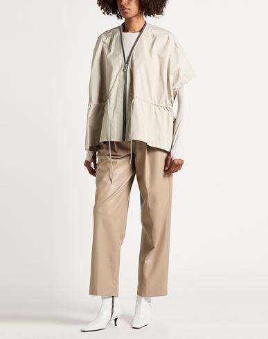 Woman Jacket Beige Size ONESIZE Polyester