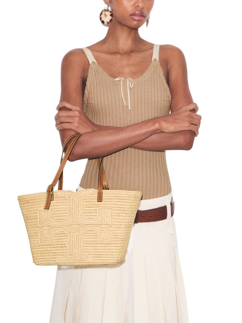Ella Small Straw Tote Bag