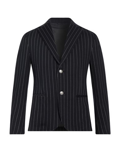 Man Blazer Midnight blue Size 40 Viscose, Polyamide, Polyester, Elastane