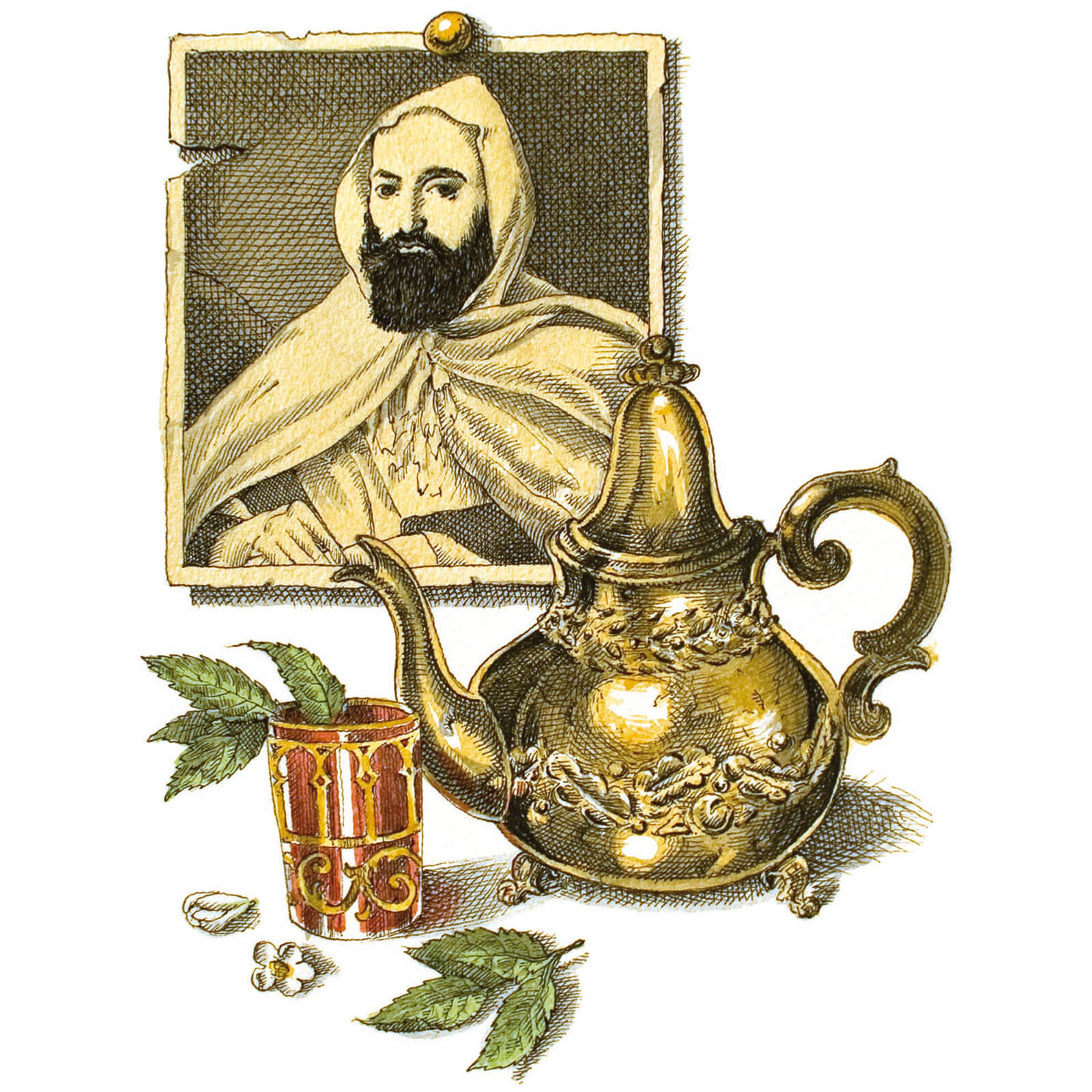 Abd El Kader Classic Candle, Moroccan Mint Tea, 9.5 oz.