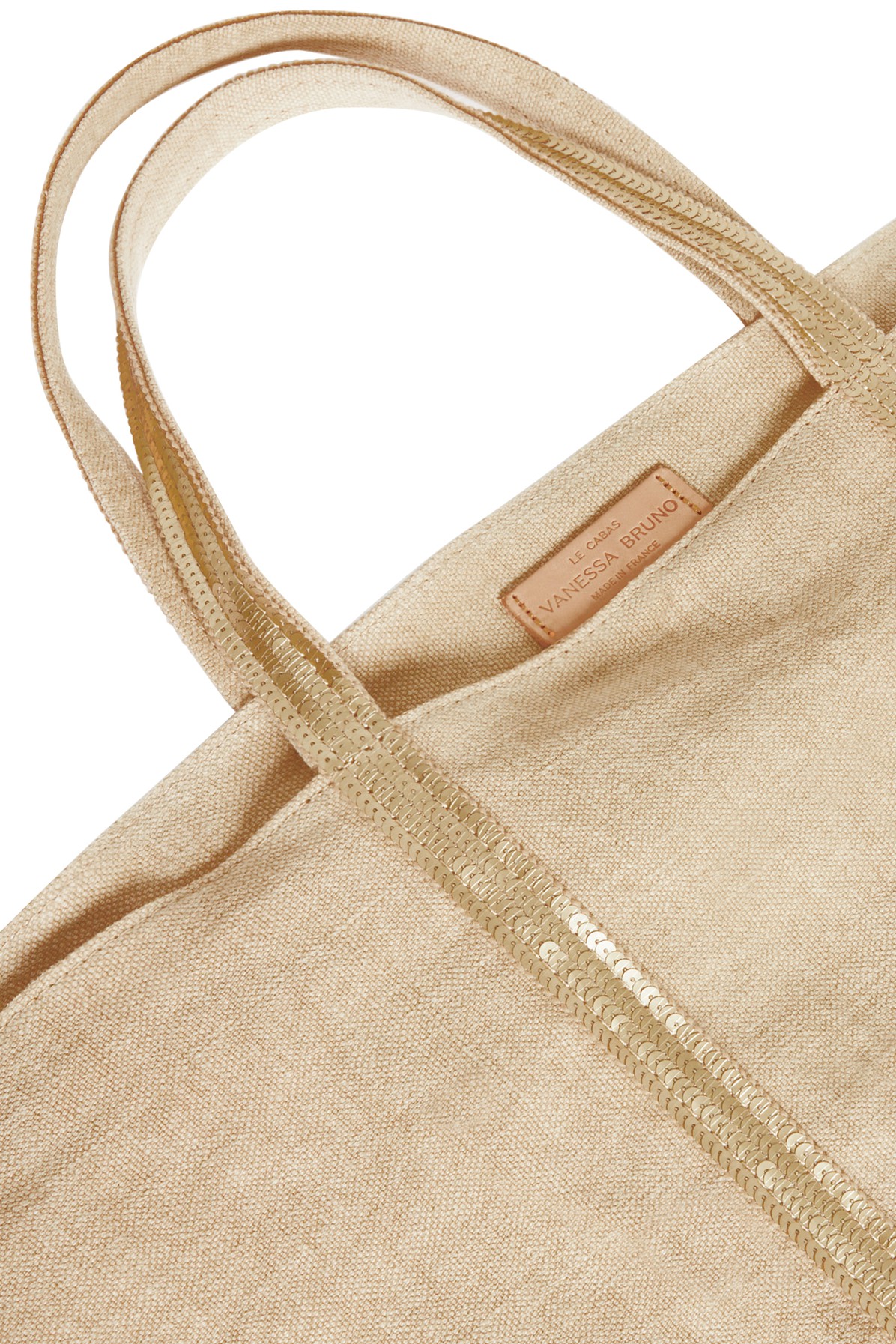 Linen XL cabas tote bag