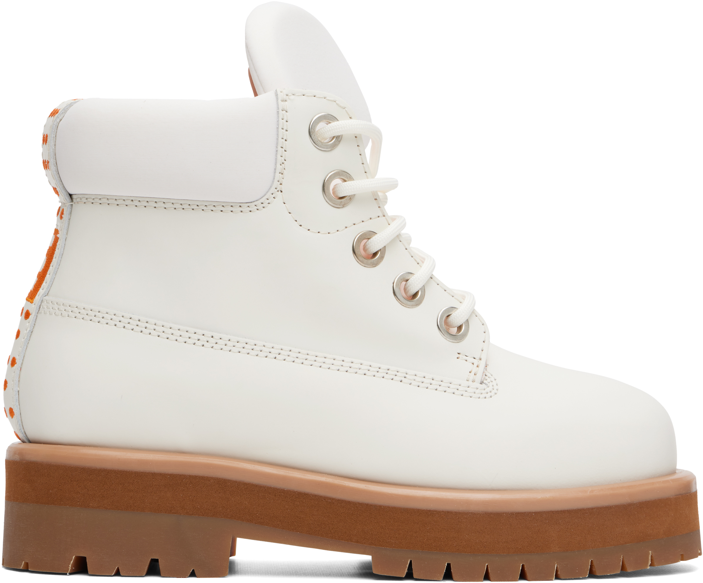 White Strada Boots