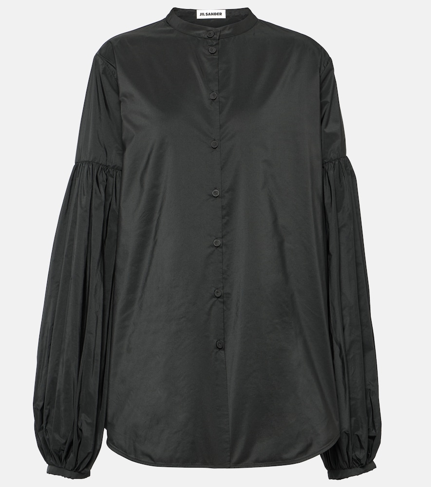 Puff-sleeve blouse