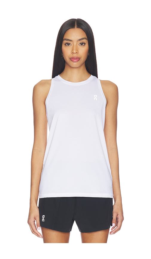 On Core Tank in White. M also in L, S