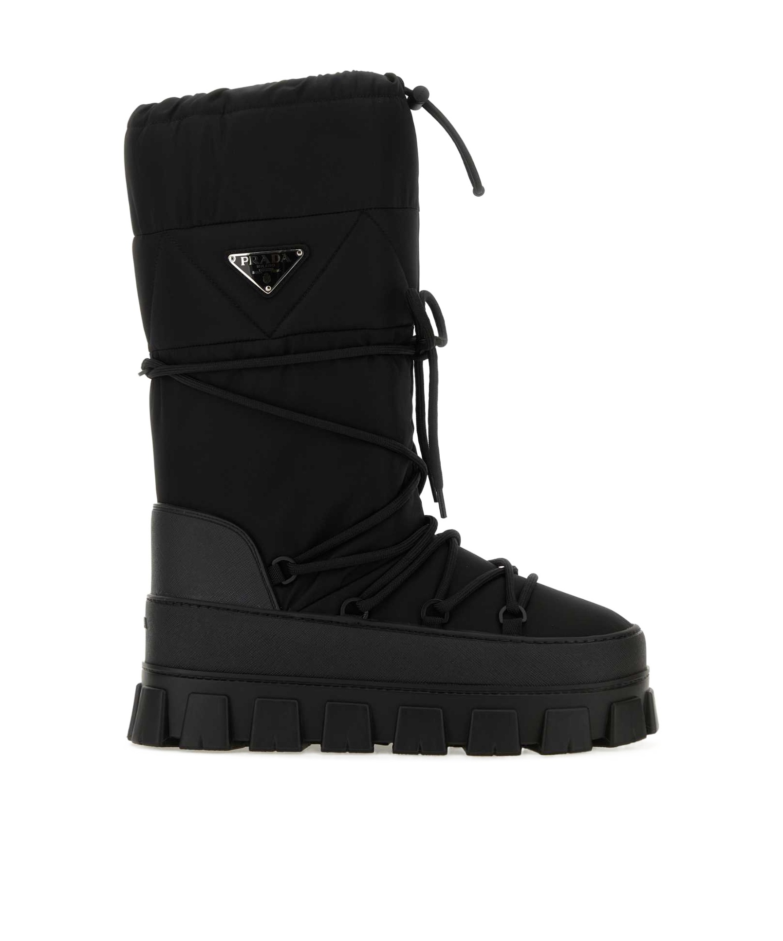Nylon gabardine moon boots