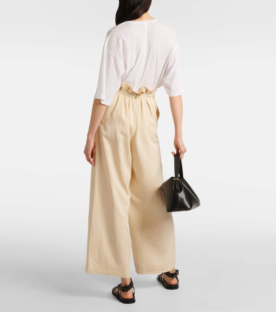 Toteme Tie-detail midi dress