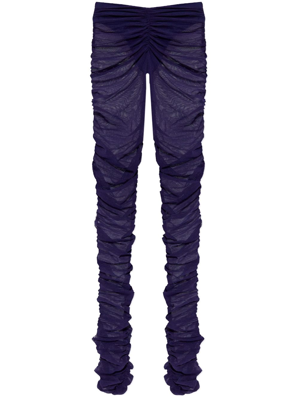 Ruched leggings - Blue